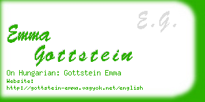 emma gottstein business card